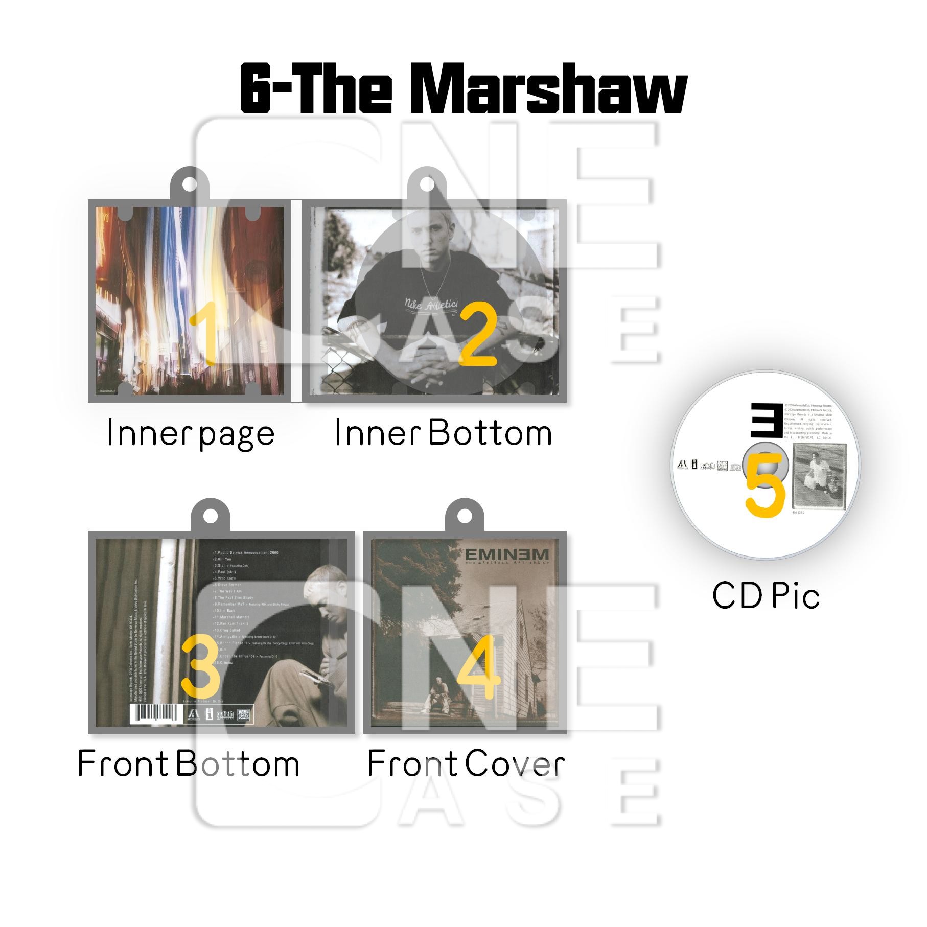 Eminem Mini NFC Album Keychain CD Music Keychain Pendant Customized 