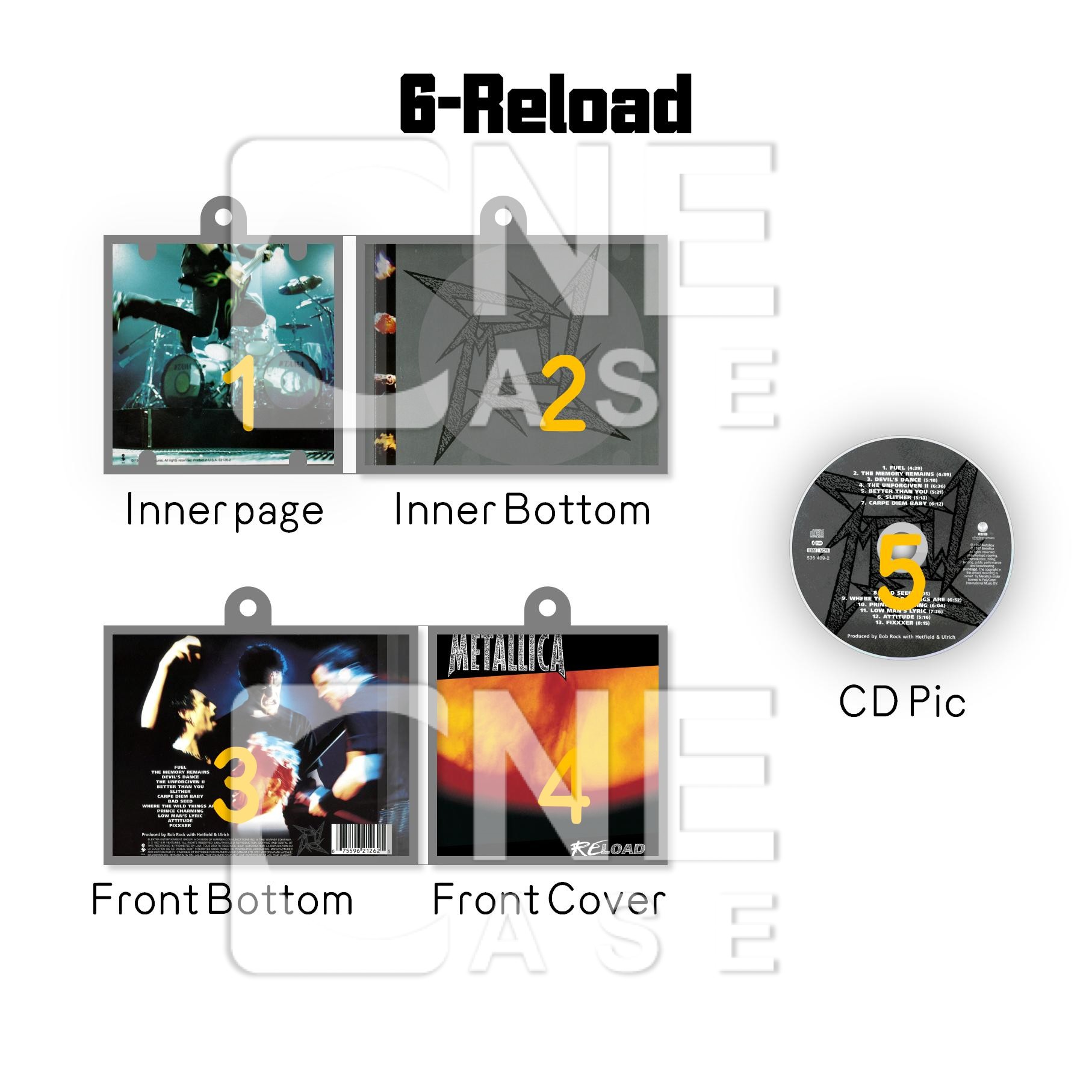 Metallica Mini NFC Album Keychain CD Music Keychain Pendant Customized Mini 