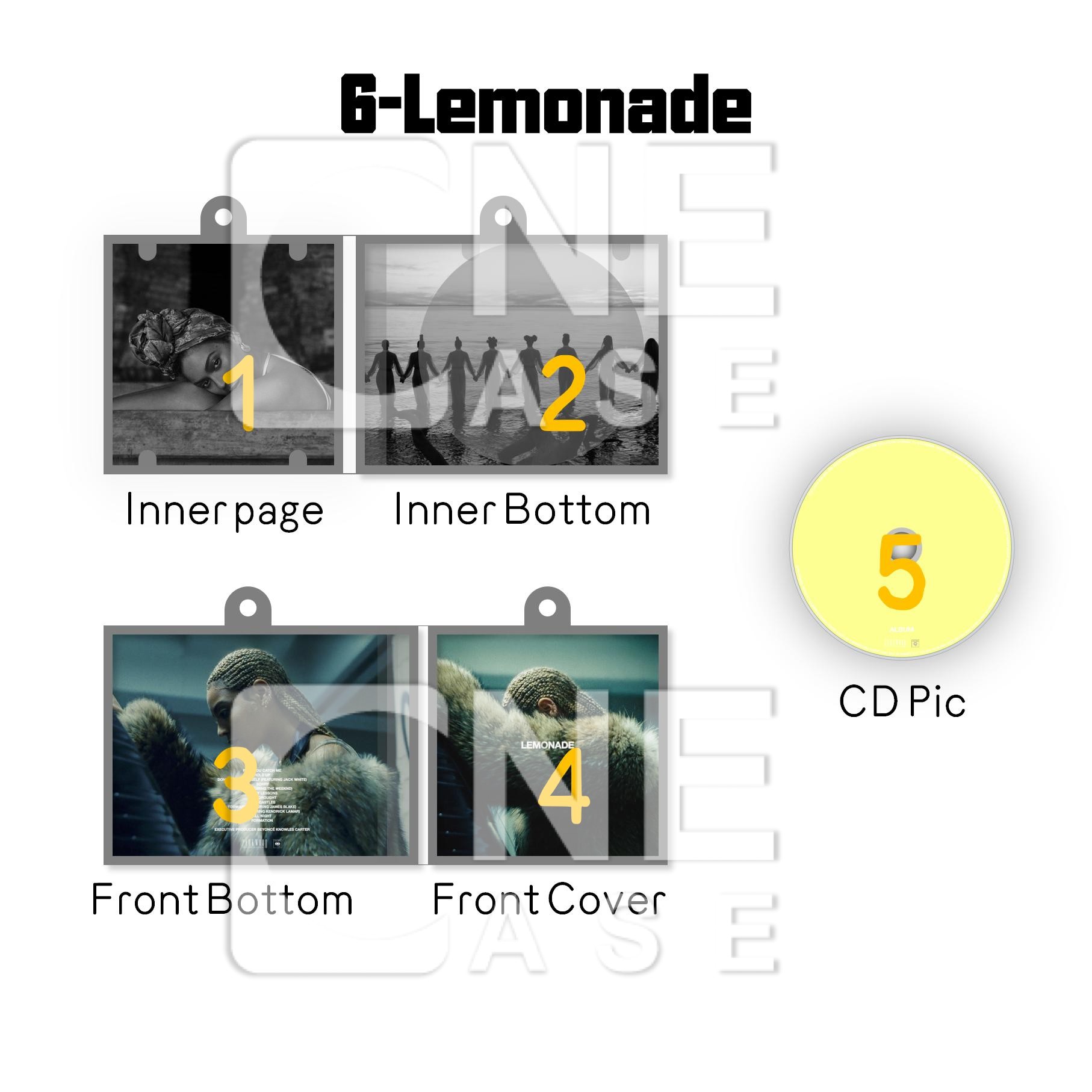 Beyoncé Mini Vinyl NFC Album Keychain CD Music Beyonce Keychain Pendant Customized 