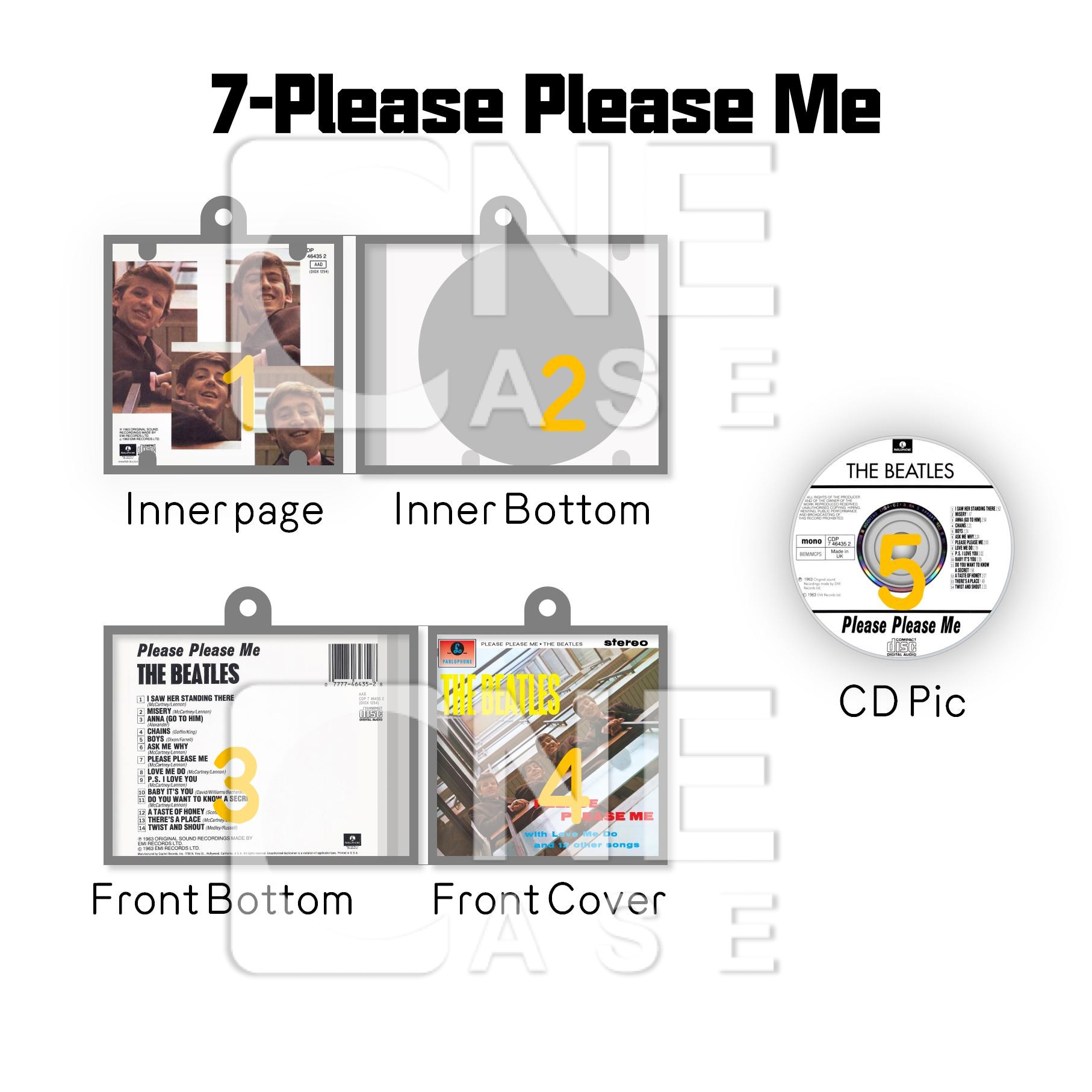 The Beatles Mini Vinyl NFC Album Keychain CD Music Keychain Pendant Customized