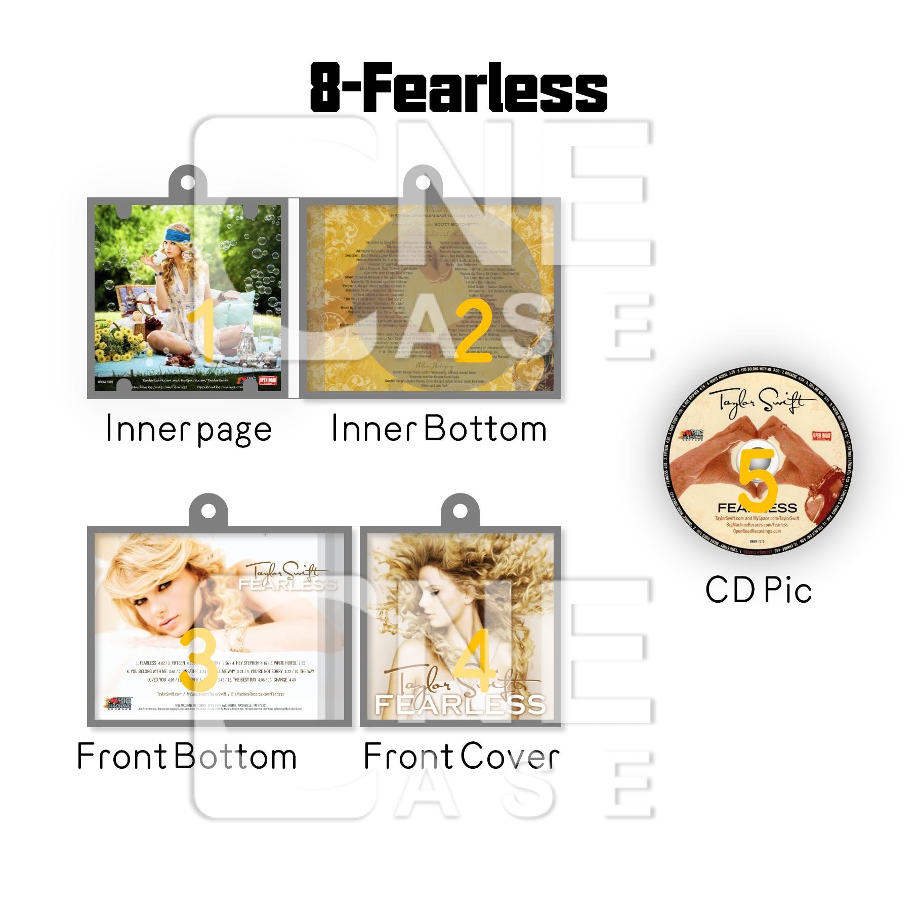 Taylor Swift Mini vinyl NFC Album Keychain Customized TS