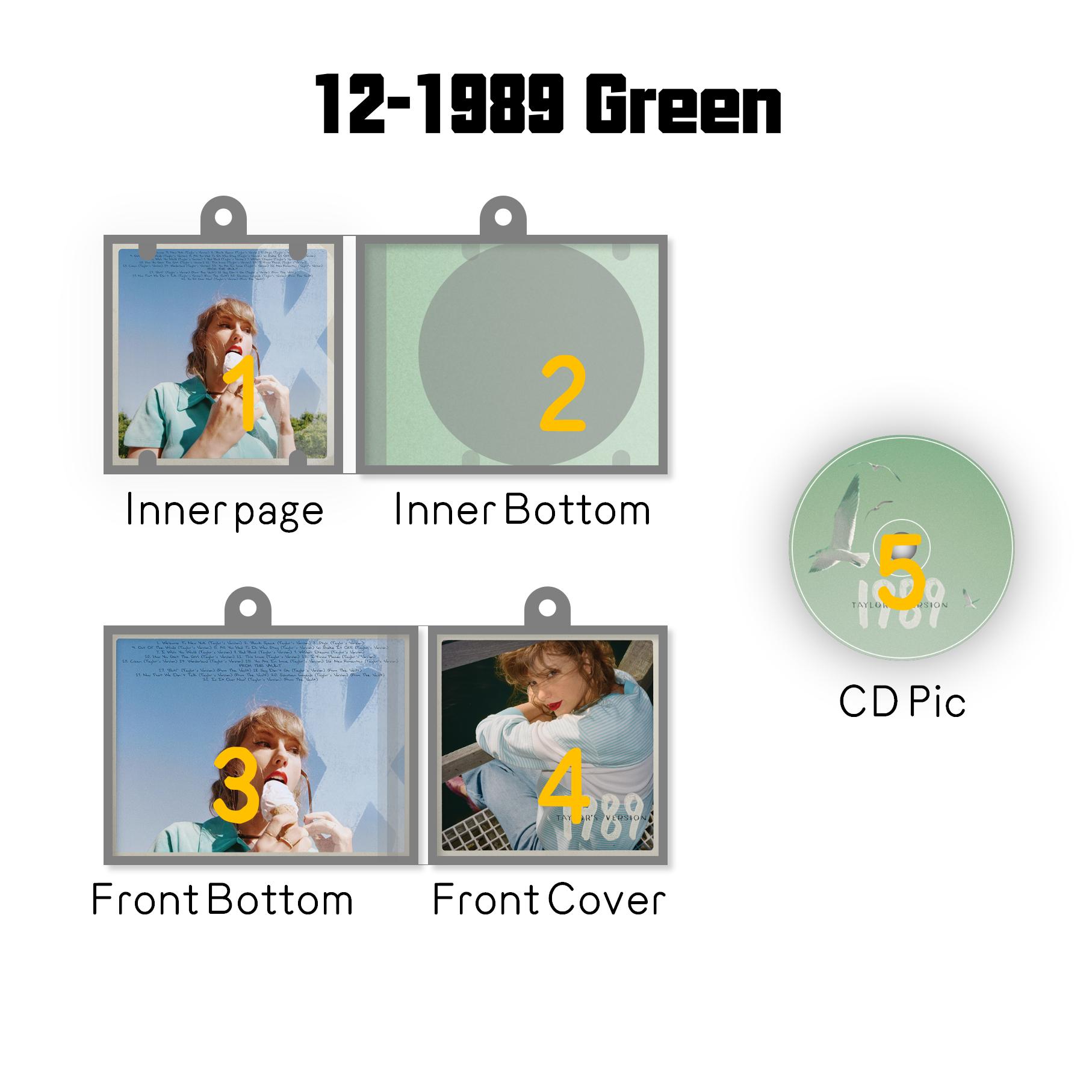 Taylor Swift Mini vinyl NFC Album Keychain Customized TS