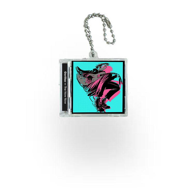 Gorillaz Mini NFC Album Keychain CD Music Keychain Pendant Customized Mini Vinyl 