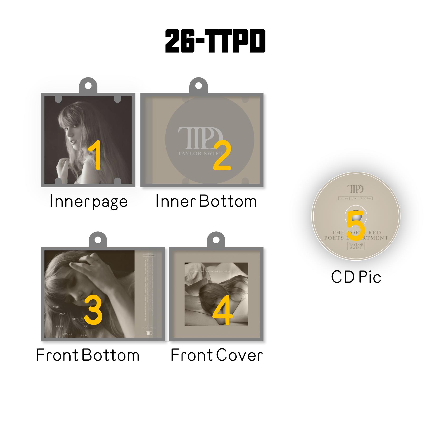 Taylor Swift Mini vinyl NFC Album Keychain Customized TS