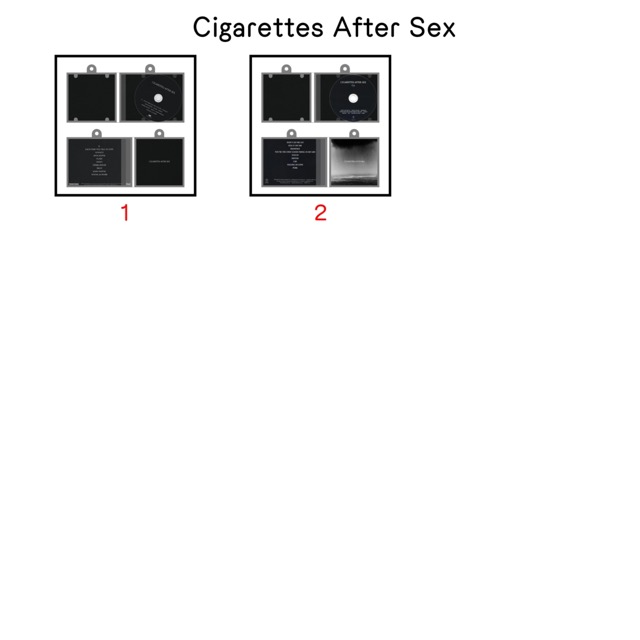 Cigarettes After Sex Mini CD Keychain Storage Album NFC