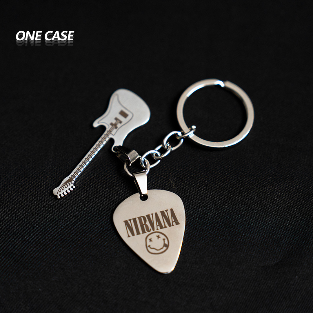 Nirvana Necklace & Keychain Peripheral Heavy Metal Punk Hard Rock Classic logo