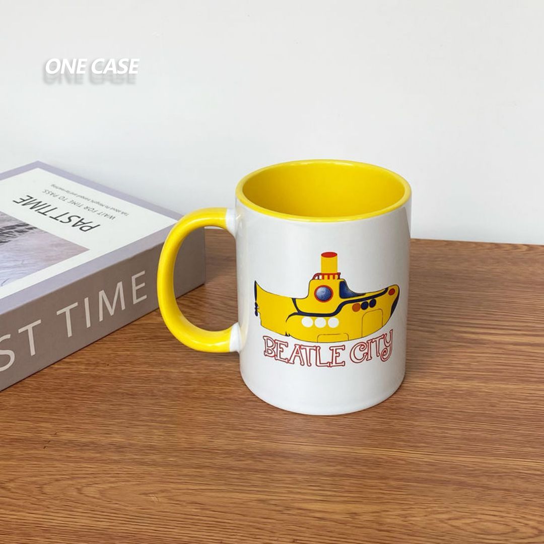 The Beatles Retro Rock Band Peripheral Mugs Coffee Cup Collectible-ONECASE.STUDIO