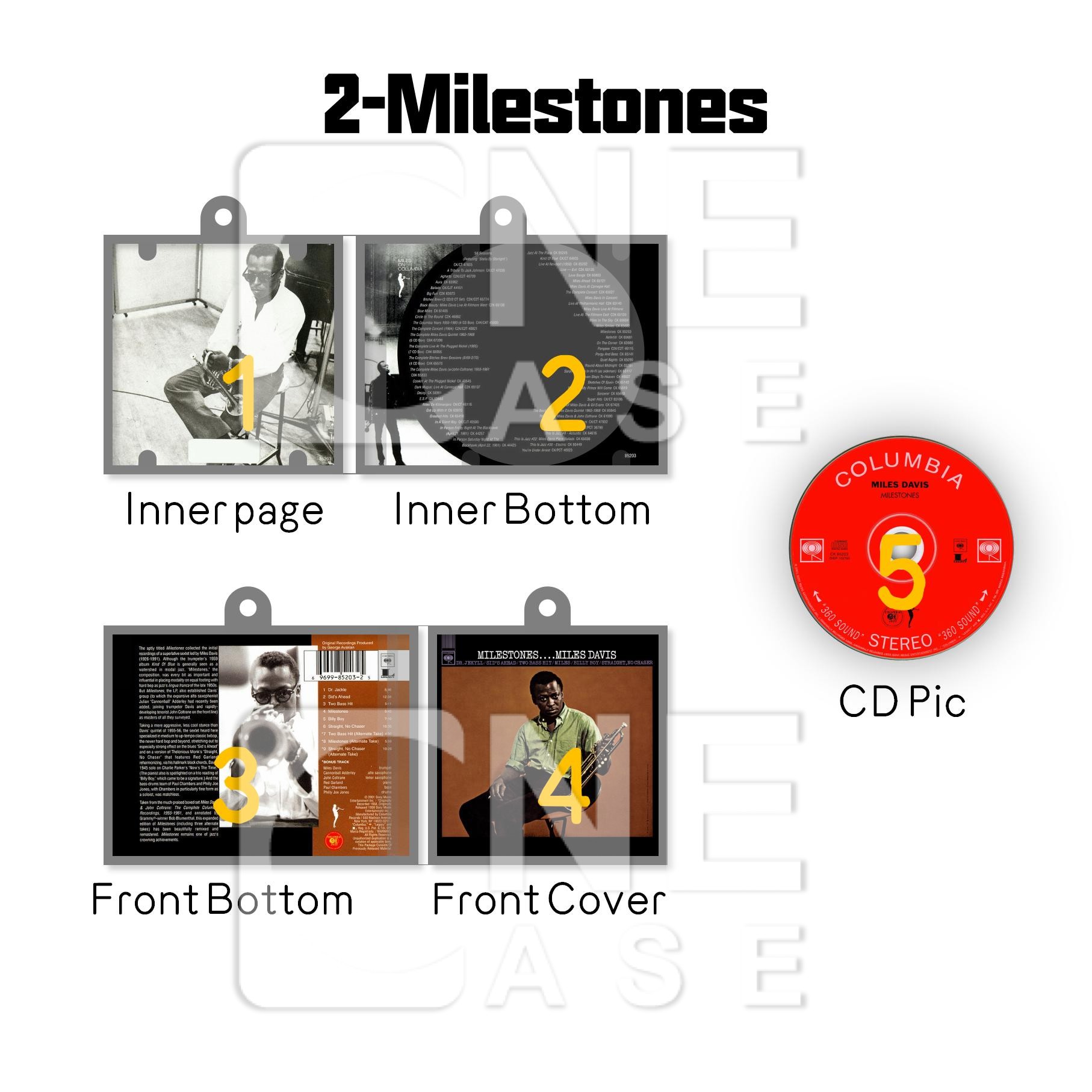 Miles Davis Mini NFC Album Keychain CD Music Keychain Pendant Customized Mini Vinyl Album 