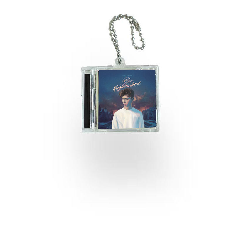 Troye Sivan Mini Vinyl NFC Album Keychain CD Music Keychain Pendant Customized