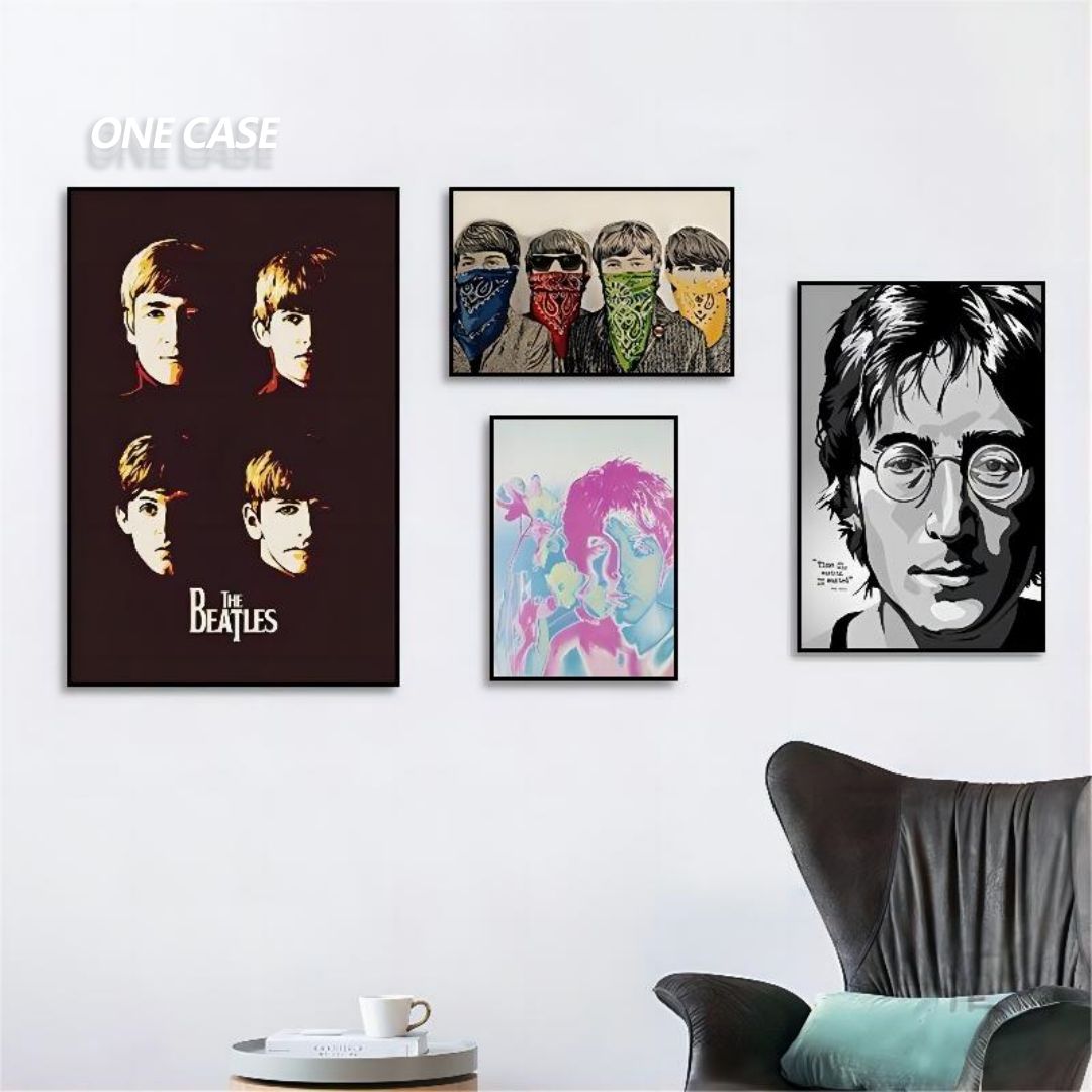 The Beatles Decorative Painting Art Poster Hanging Painting Rock Music Studio Mural-ONECASE.STUDIO