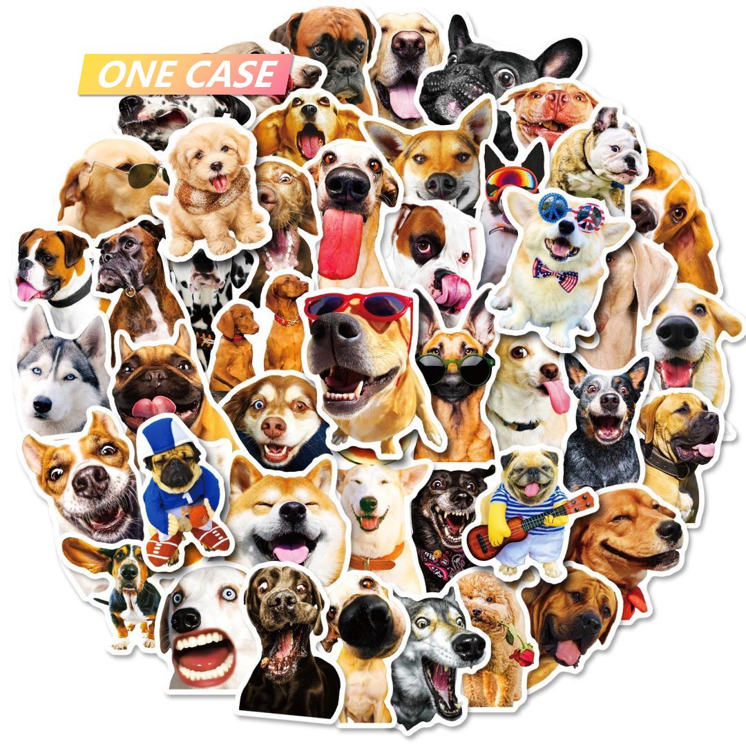 50 Dog Cat Pets Cut Stickers Decoration Waterproof Stickers Phone Case Sticker-ONECASE.STUDIO