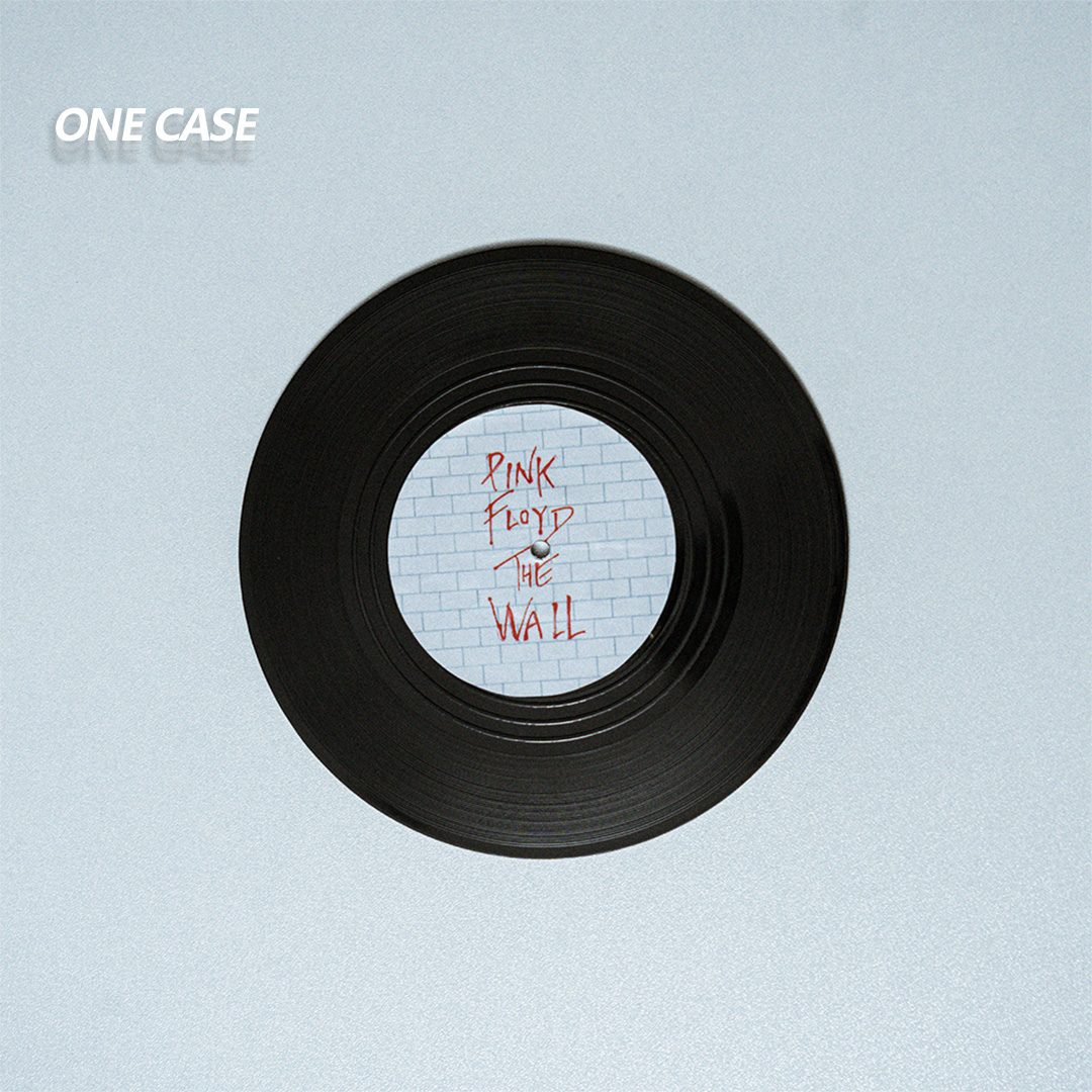 Retro Vinyl Record Coasters Set of 6 Retro CD Disc Design  Non-Slip Vinyl  for Coffee, Tea, Beer, Wine, Home and Bar-ONECASE.STUDIO