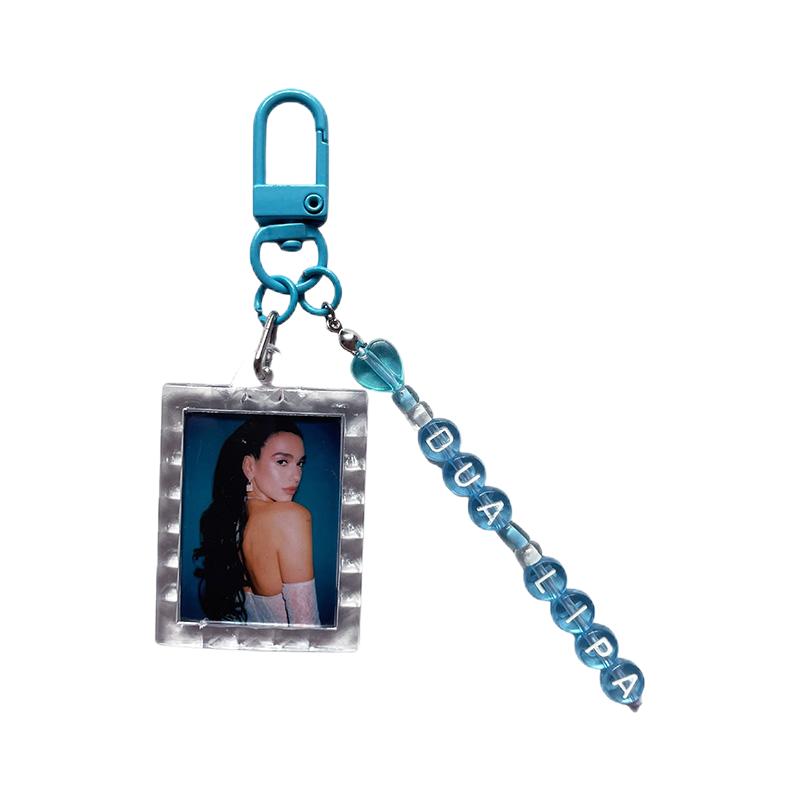 Due Lipa Album Handmade Mini Keychain Phone Chain Peripheral Accessories