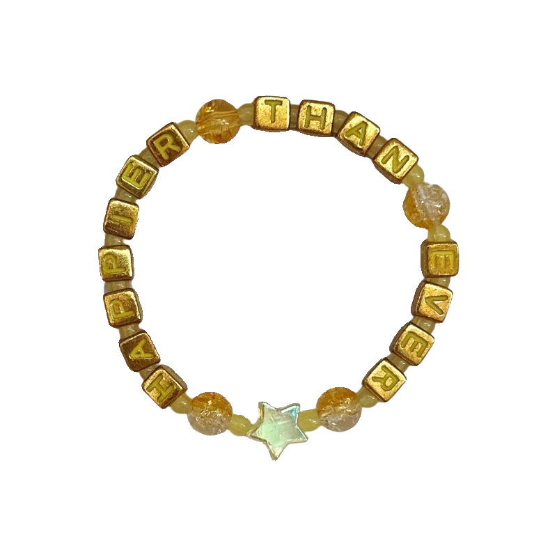 Billie Eilish DIY Heart Bracelet  Just For Life Colorful For Gifts