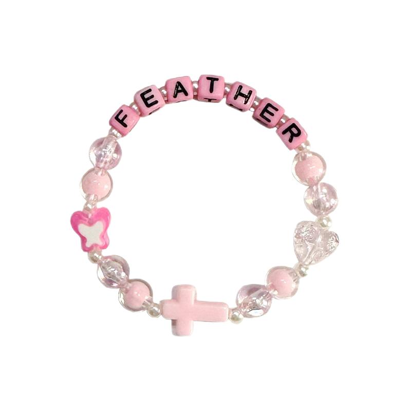 Sabrina Carpenter DIY Heart Bracelet ESPRESSO Colorful For Gifts