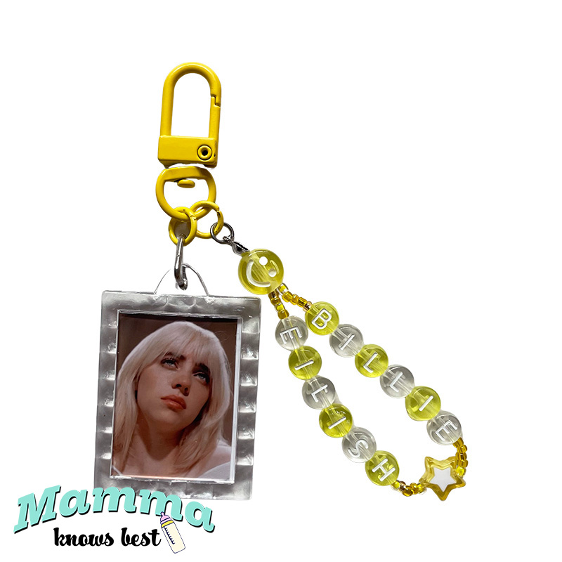 Billie Eilish Album Handmade Mini Keychain Phone Chain Peripheral Accessories