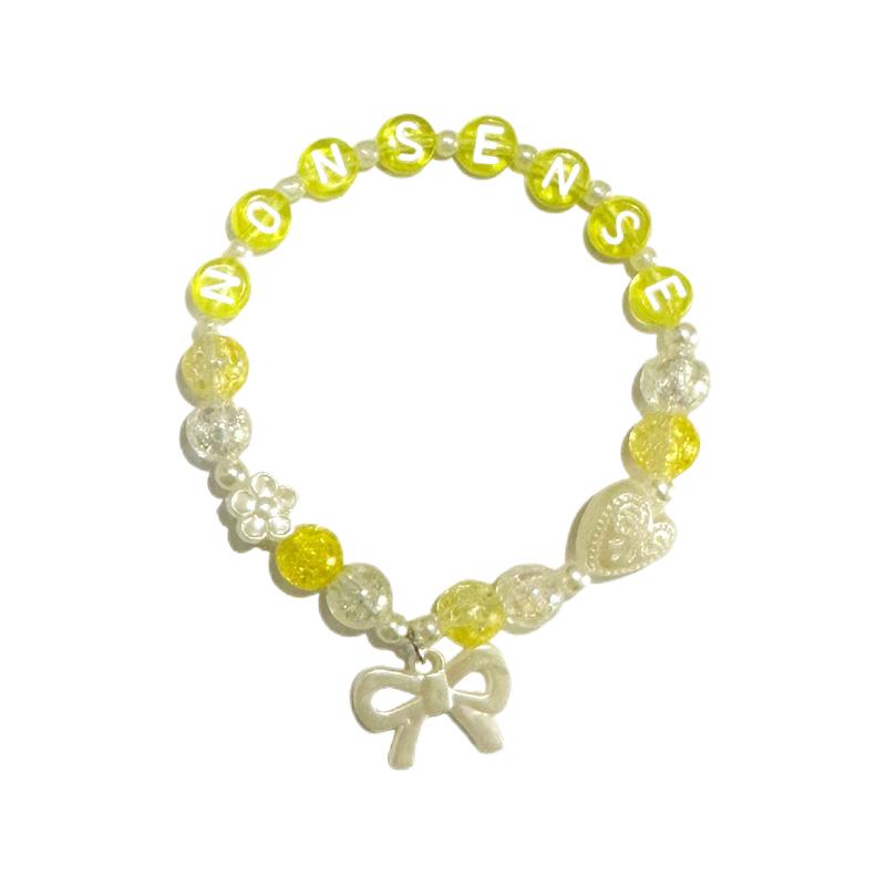 Sabrina Carpenter DIY Heart Bracelet ESPRESSO Colorful For Gifts