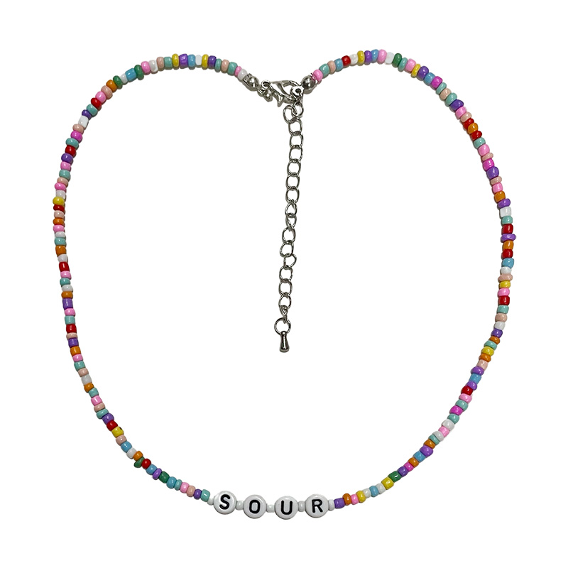 Olivia Rodrigo Butterfly Vintage Lettering Short Necklace