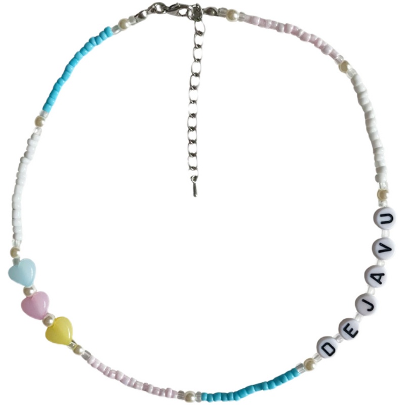 Olivia Rodrigo Butterfly Vintage Lettering Short Necklace