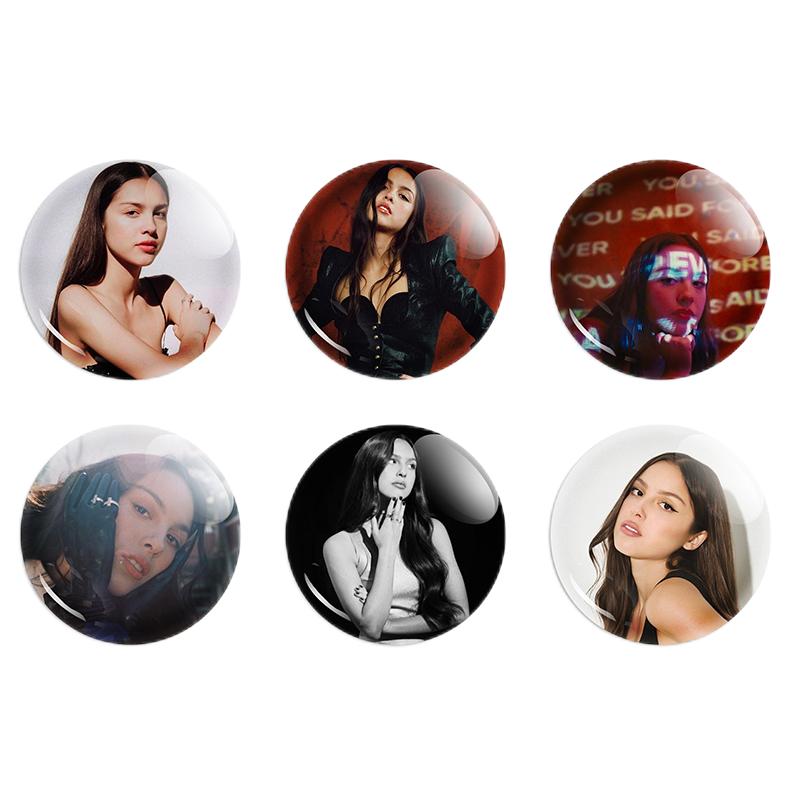  Olivia Rodrigo Brooch Retro Badge Pin Set of 6