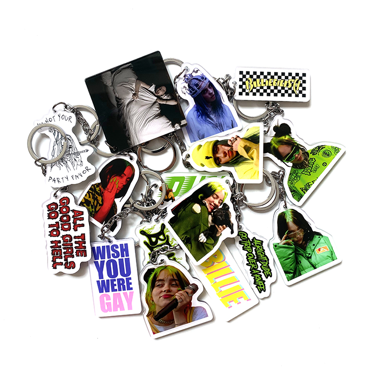 Billie Eilish Album Mini Keychain Peripheral Accessories