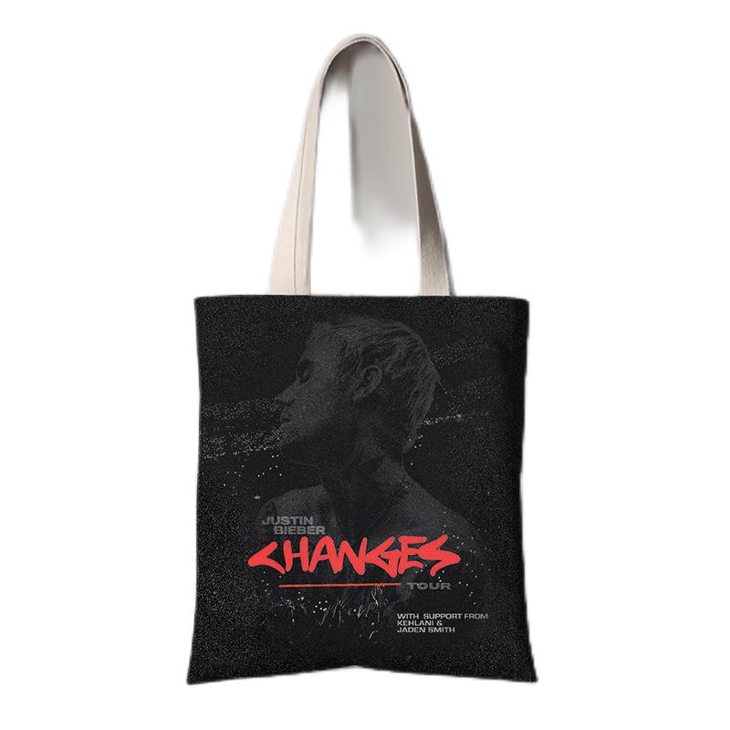 Justin Bieber Album Canvas Bag Fashion Tote Bag Shoulder Handbag