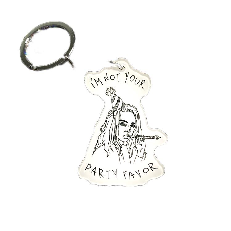 Billie Eilish Album Mini Keychain Peripheral Accessories