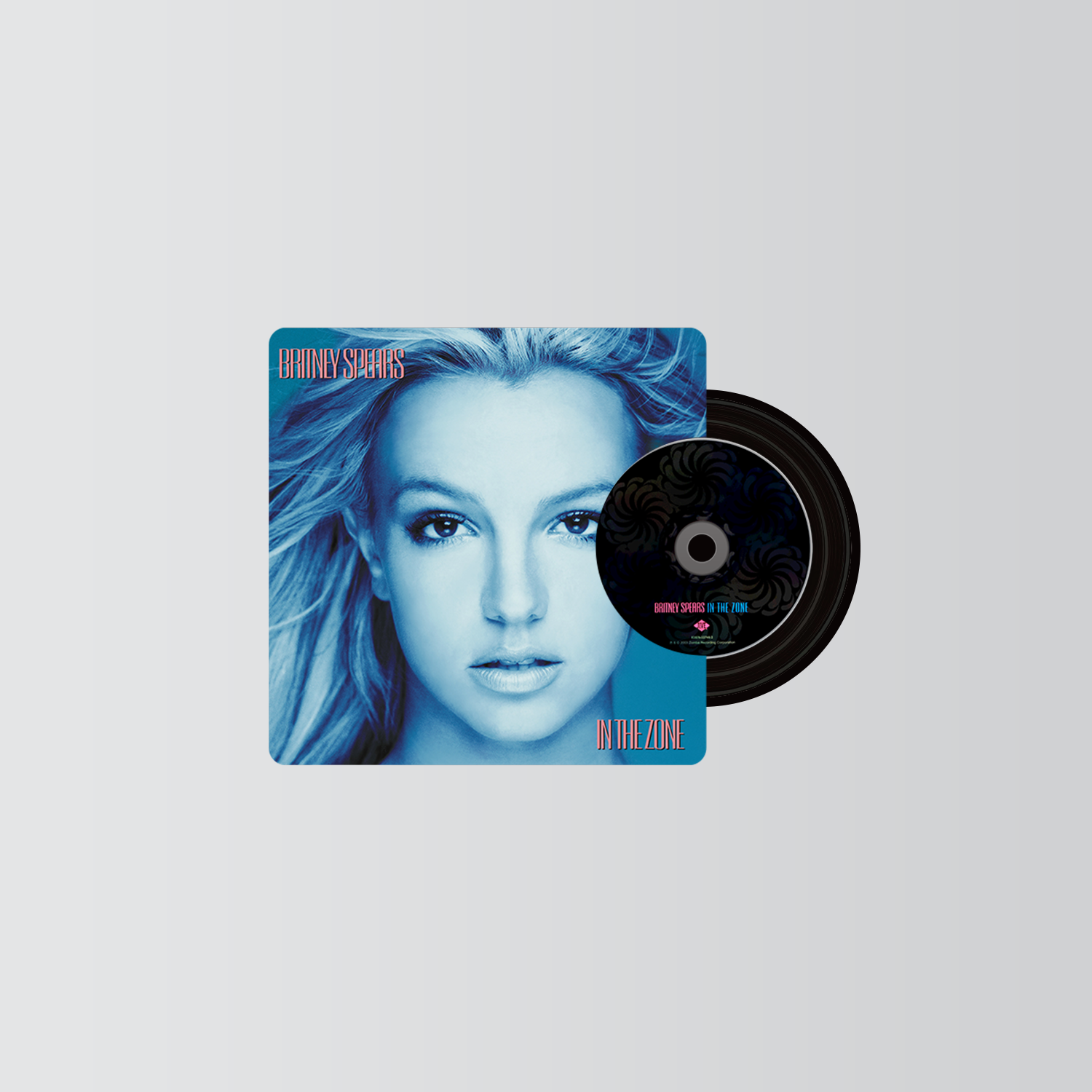 Britney Spears Mini CD Player  Keychain CD Music Keychain Pendant Customized 