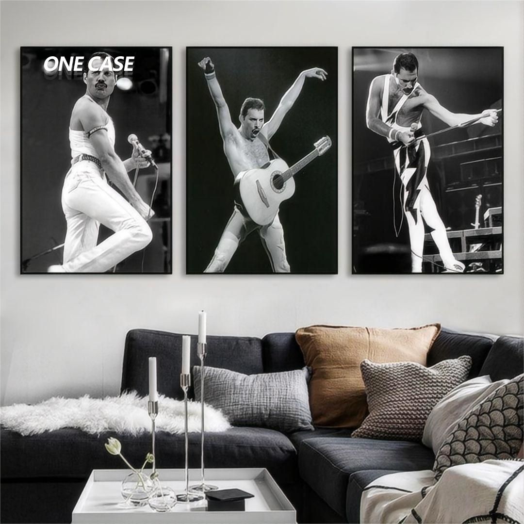 Queen Decorative Painting Freddie Mercury Poster Hanging Painting Rock Music Studio Mural-ONECASE.STUDIO