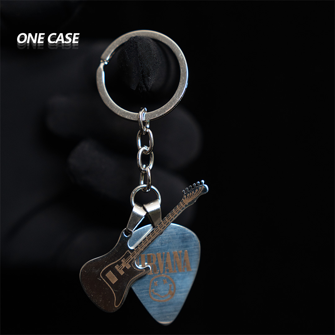 Nirvana Necklace & Keychain Peripheral Heavy Metal Punk Hard Rock Classic logo