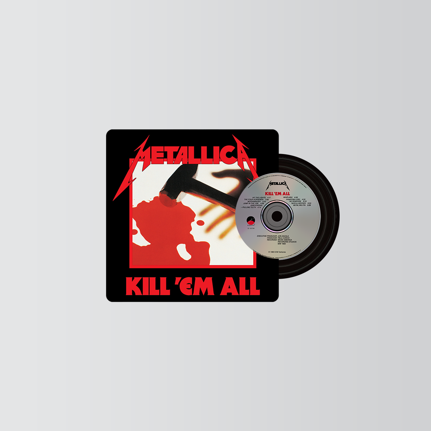 Metallica Mini CD Player  Keychain CD Music Keychain Pendant Customized 