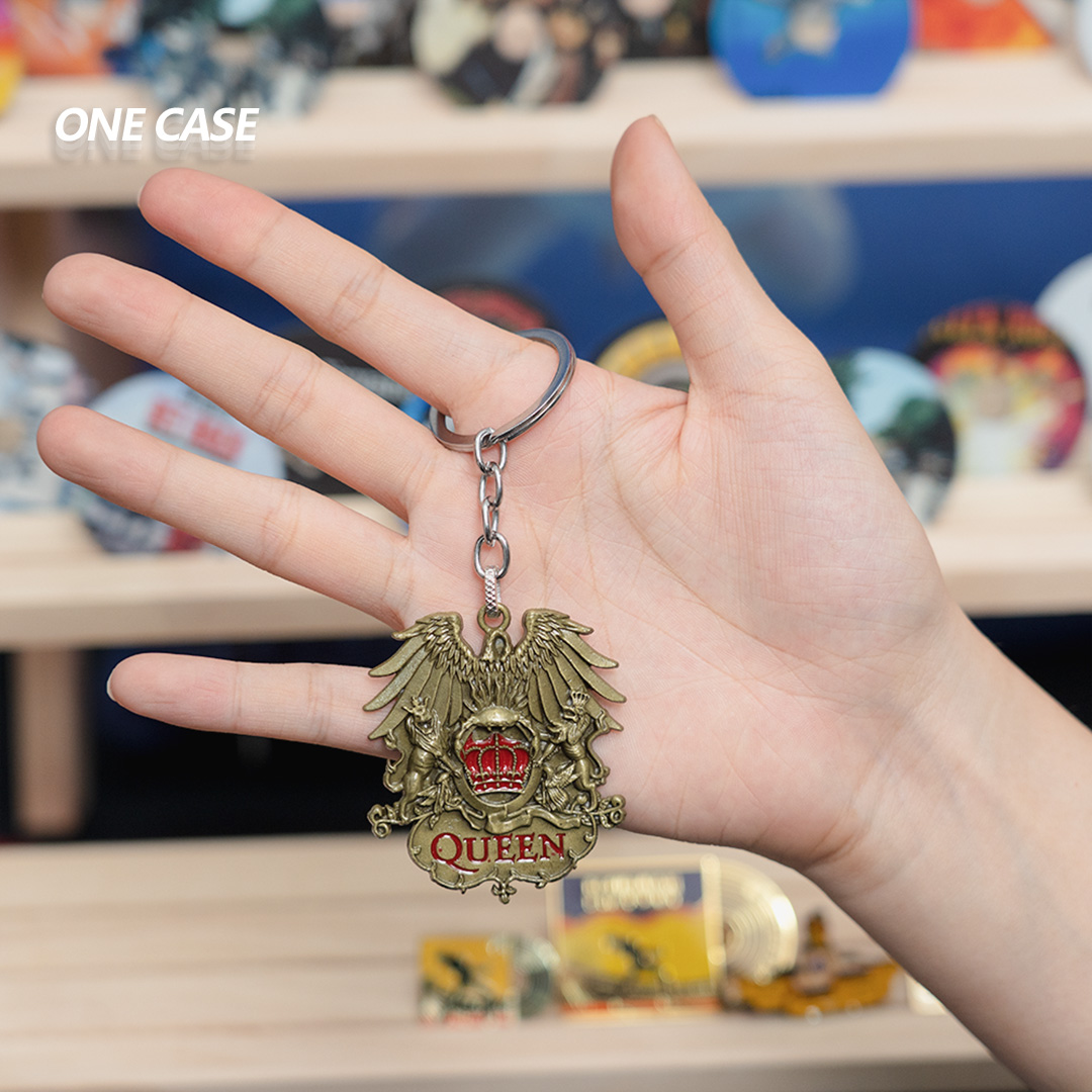 Rock Star Band Fans Alloy Keychain Pendant The Beatles/Nirvana/Guns N Roses/Pink Floyd...-ONECASE.STUDIO