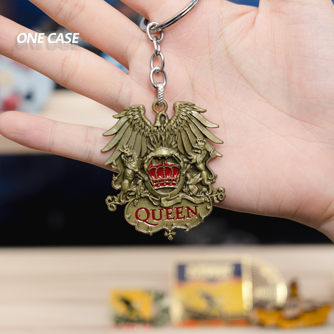 Rock Star Band Fans Alloy Keychain Pendant The Beatles/Nirvana/Guns N Roses/Pink Floyd...-ONECASE.STUDIO