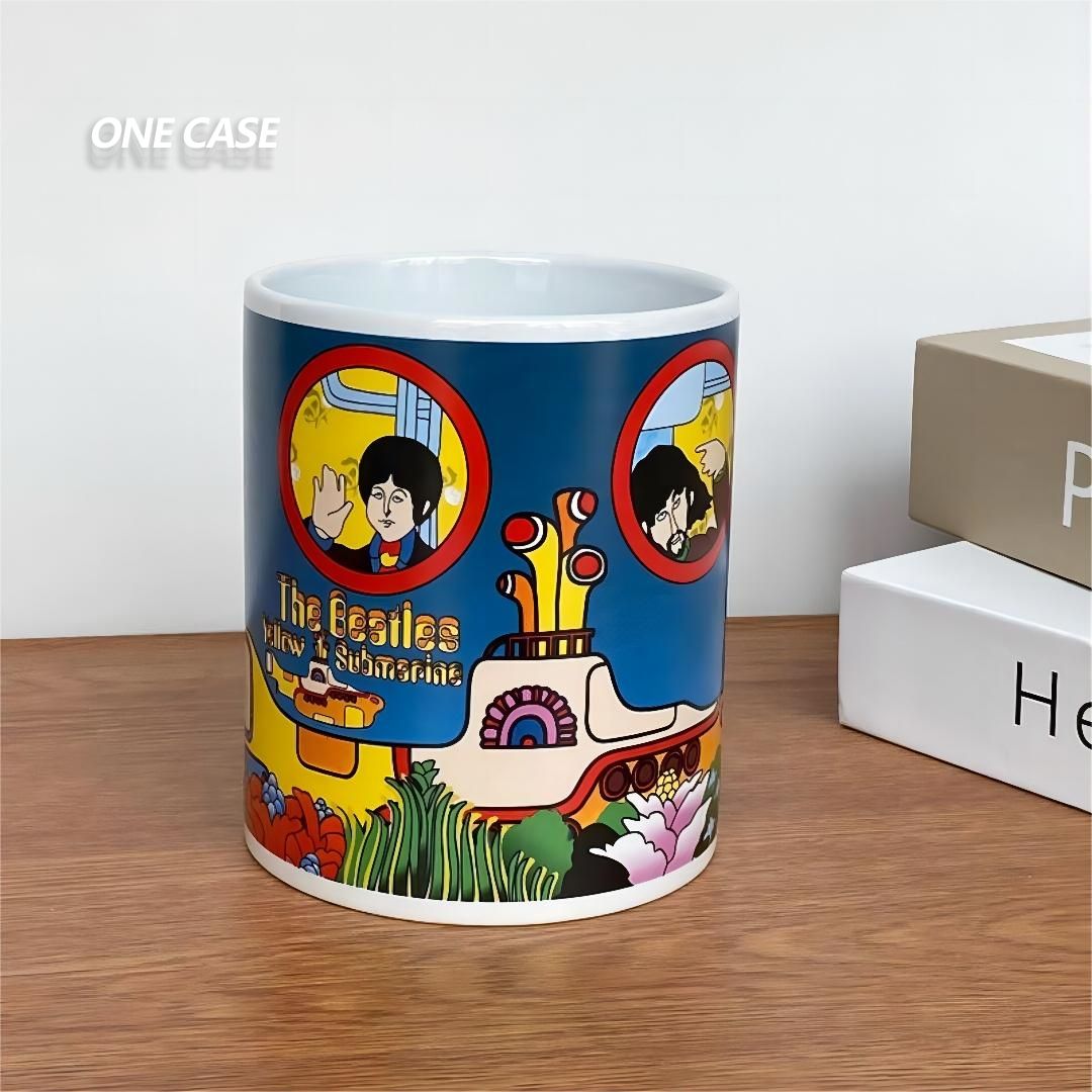The Beatles Retro Rock Band Peripheral Mugs Coffee Cup Collectible-ONECASE.STUDIO