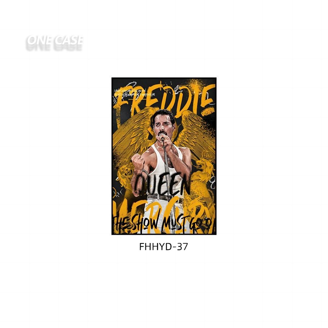 Queen Decorative Painting Freddie Mercury Poster Hanging Painting Rock Music Studio Mural-ONECASE.STUDIO