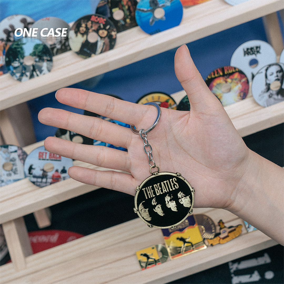 The Beatles Rock Star Band Fans Alloy Keychain Pendant -ONECASE.STUDIO