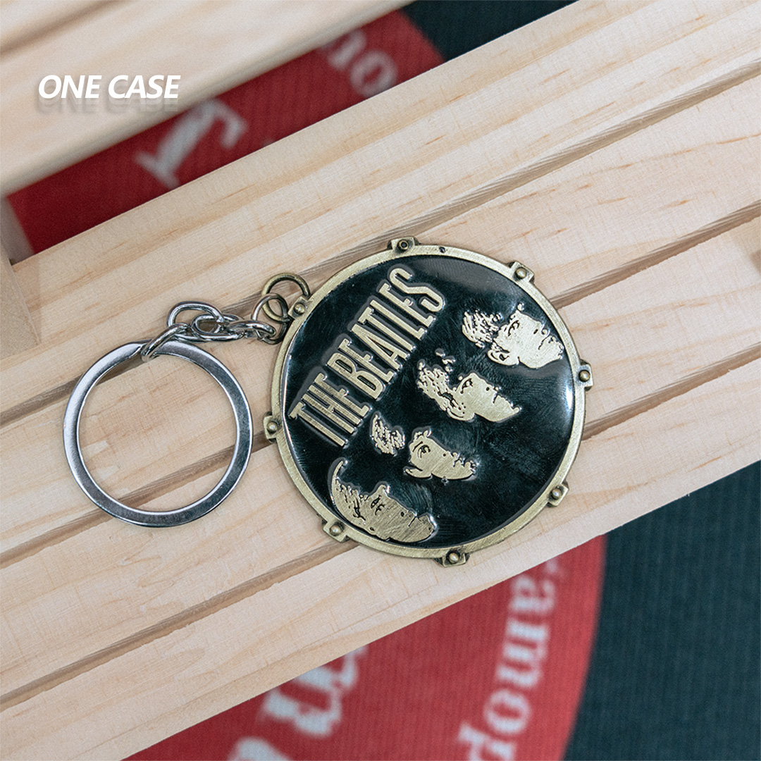 The Beatles Rock Star Band Fans Alloy Keychain Pendant -ONECASE.STUDIO