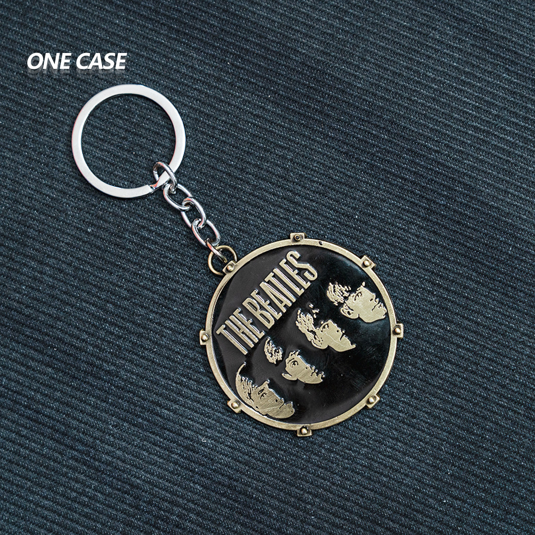Rock Star Band Fans Alloy Keychain Pendant The Beatles/Nirvana/Guns N Roses/Pink Floyd...-ONECASE.STUDIO