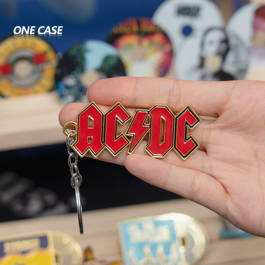 Rock Star Band Fans Alloy Keychain Pendant The Beatles/Nirvana/Guns N Roses/Pink Floyd...-ONECASE.STUDIO