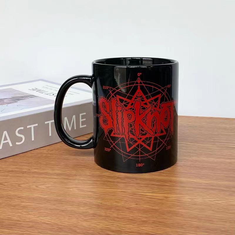 Slipknot Retro Rock Band Peripheral Mugs Coffee Cup Collectible Porcelain Cup