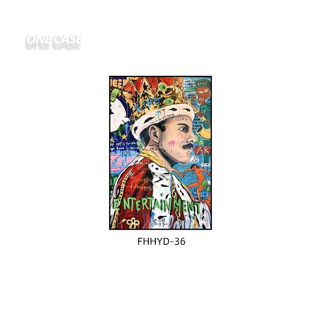 Queen Decorative Painting Freddie Mercury Poster Hanging Painting Rock Music Studio Mural-ONECASE.STUDIO