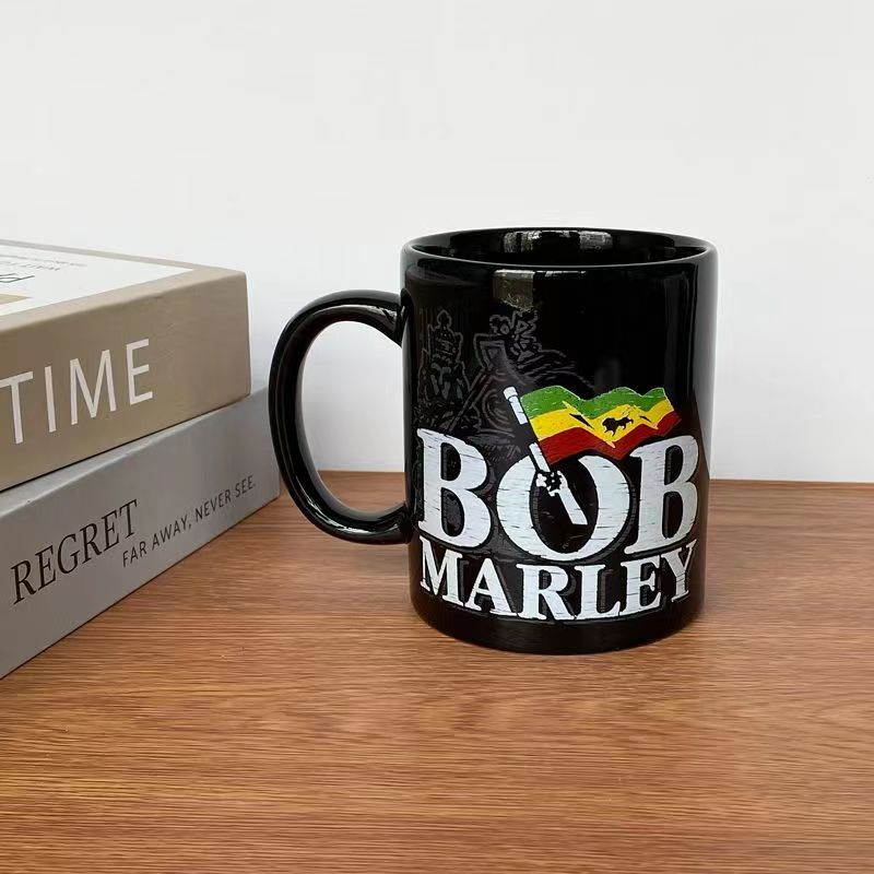 Bob Marley Rock Band Peripheral Mugs Coffee Cup Collectible Porcelain Cup