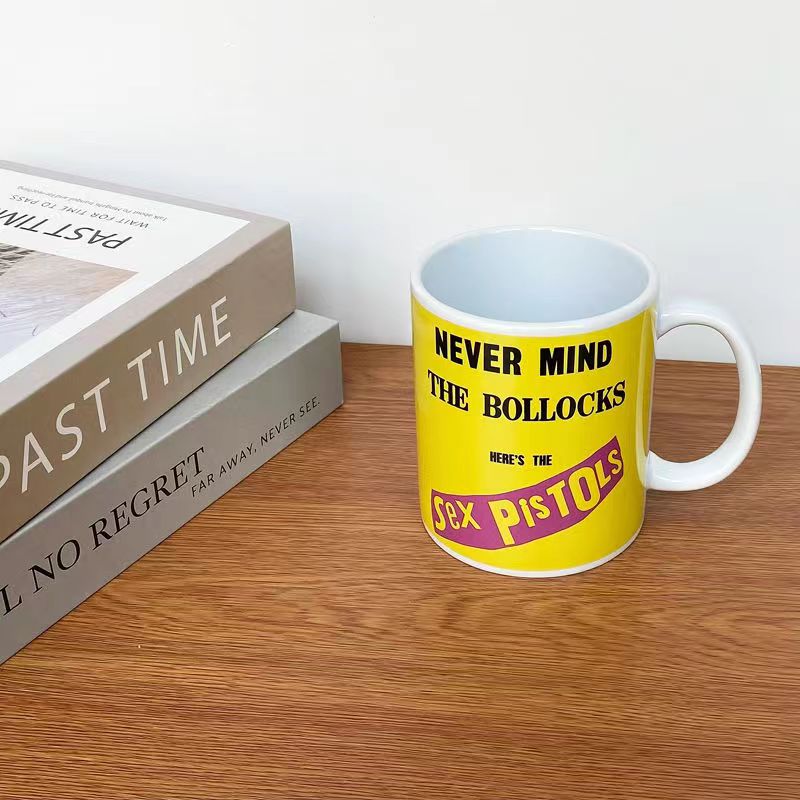 Sex Pistols Retro Rock Band Peripheral Mugs Coffee Cup Collectible Porcelain Cup