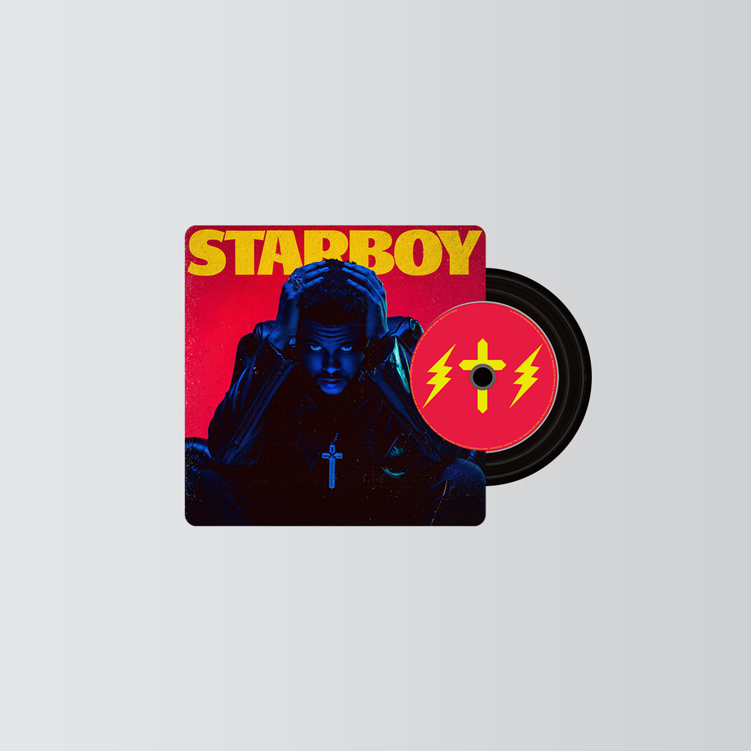 The Weeknd Mini CD Player  Keychain CD Music Keychain Pendant Customized 