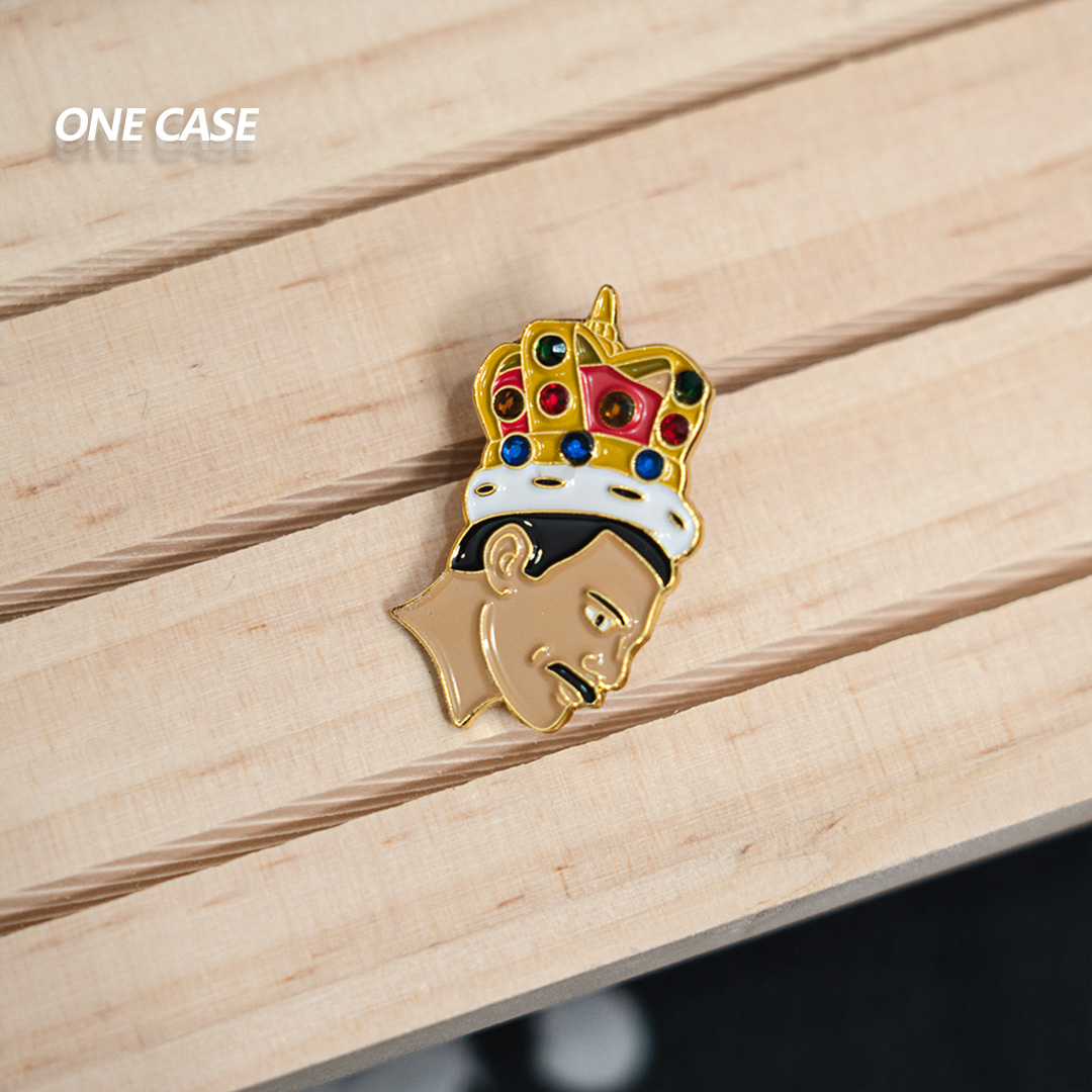 Queen Band Rock Musician Band Retro Brooch Queen Badge Pin-ONECASE.STUDIO