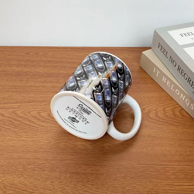 System Of A Down Retro Rock Band Peripheral Mugs Coffee Cup Collectible Porcelain Cup