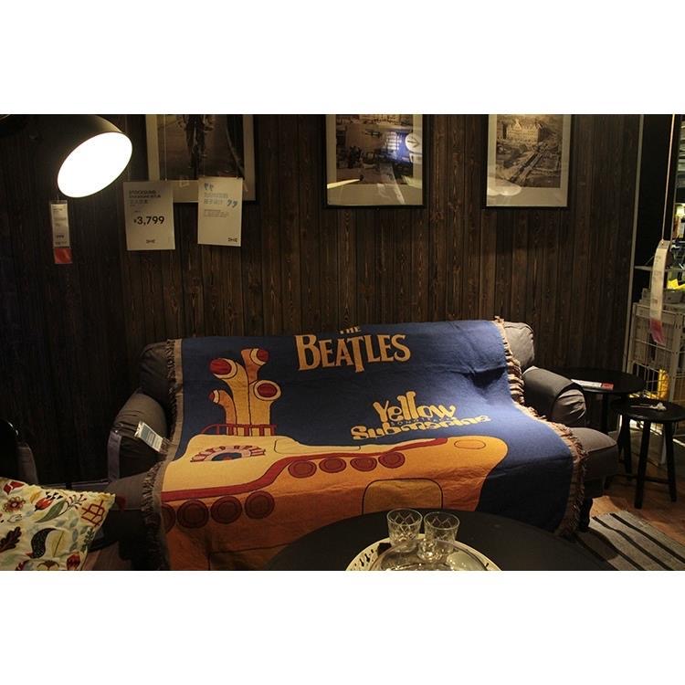 The Beatles Rock Band Music Yellow Submarine Tapestry Art Deco Cotton Blanket -ONECASE.STUDIO