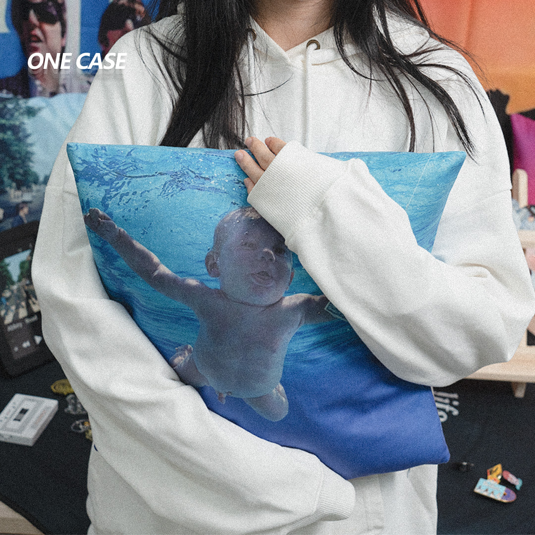 Nirvana Rock Band Rock Star Band Pillow Retro Pillow Home Office Decorative-ONECASE.STUDIO