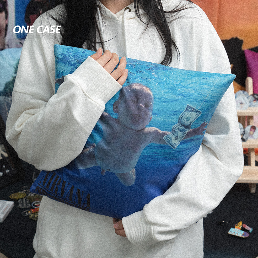 Nirvana Rock Band Rock Star Band Pillow Retro Pillow Home Office Decorative-ONECASE.STUDIO