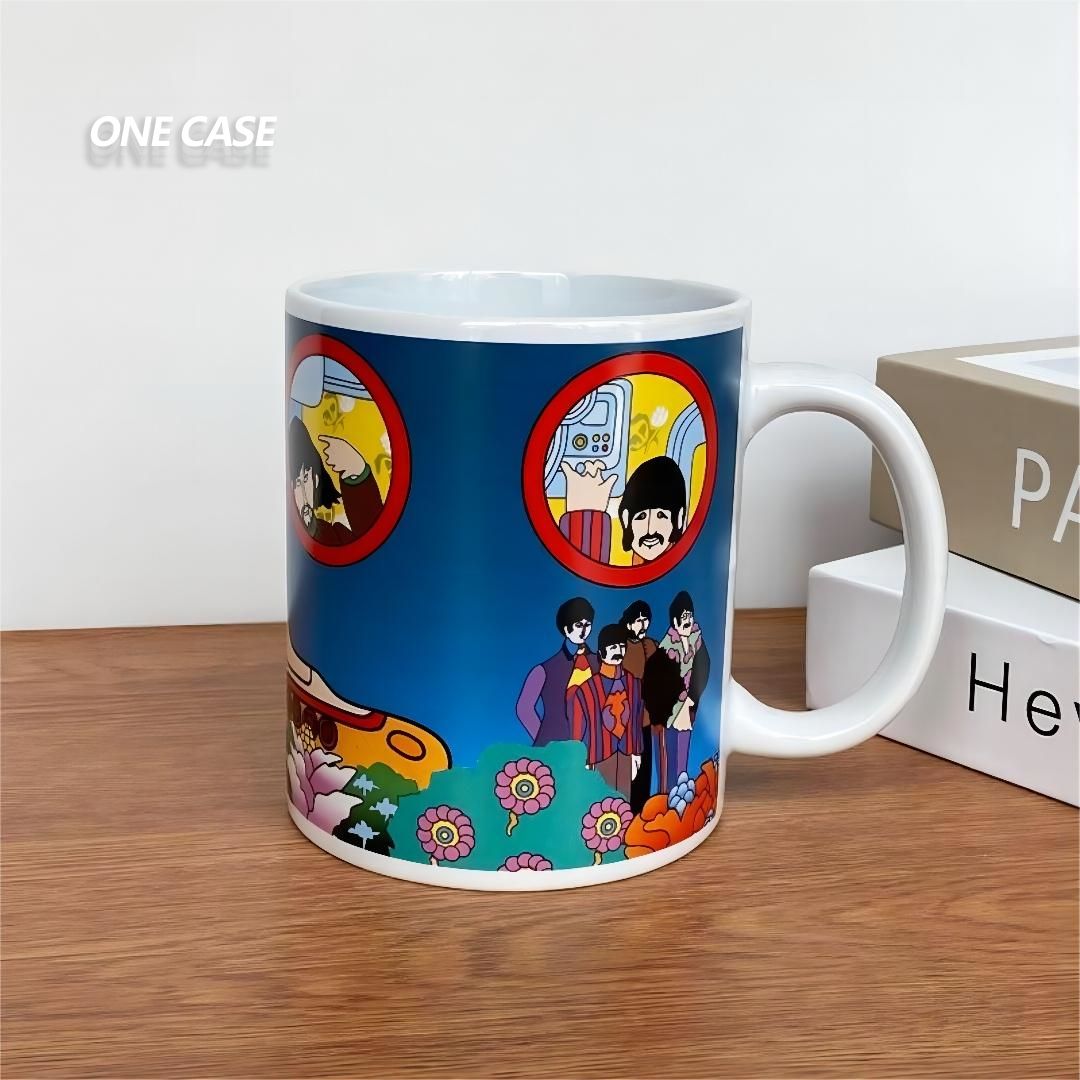 The Beatles Retro Rock Band Peripheral Mugs Coffee Cup Collectible-ONECASE.STUDIO